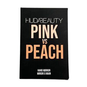 Huda Beauty Limited Edition Pink Vs Peach Heart-Shaped Hand Mirror